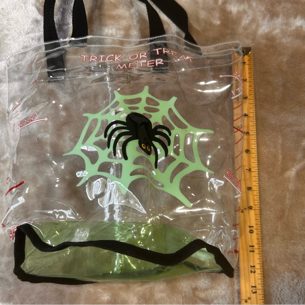 Old navy vintage 2003 trick or treat bag plastic see through Halloween Decor - Picture 4 of 11